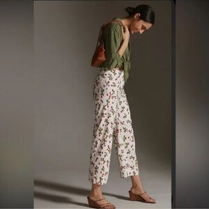 Anthropologie Maeve Strawberry Print Colettes